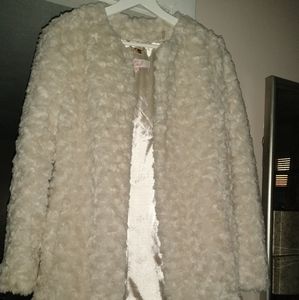 Eliza J faux fur coat